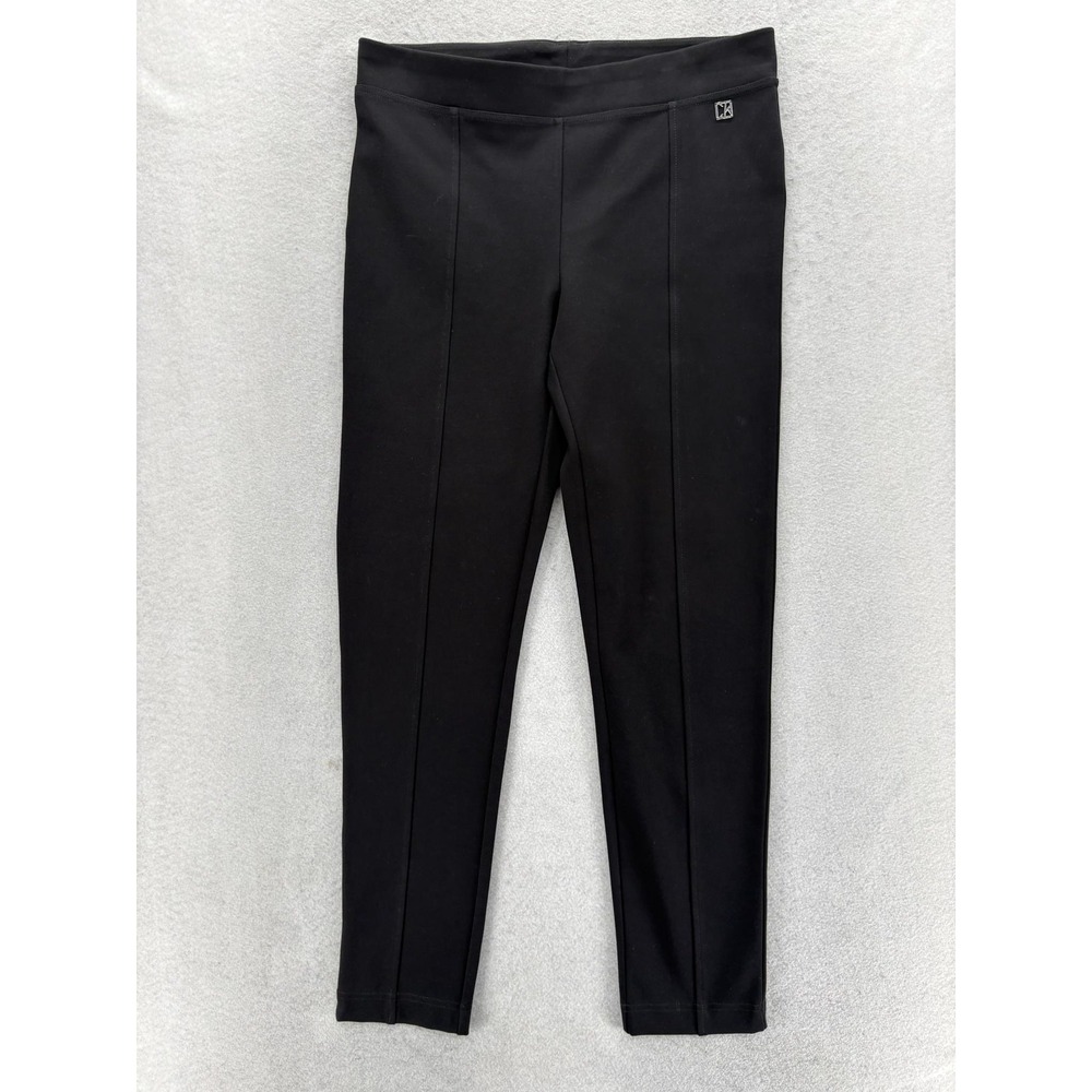 Calvin Klein Leggings Womens Medium Black Modern Essentials Ankle Stretch Career